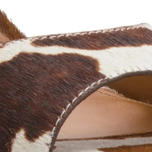 STEVE MADDEN Made In Brazil Leather Cologne Platform Heels - Picture 4 of 4